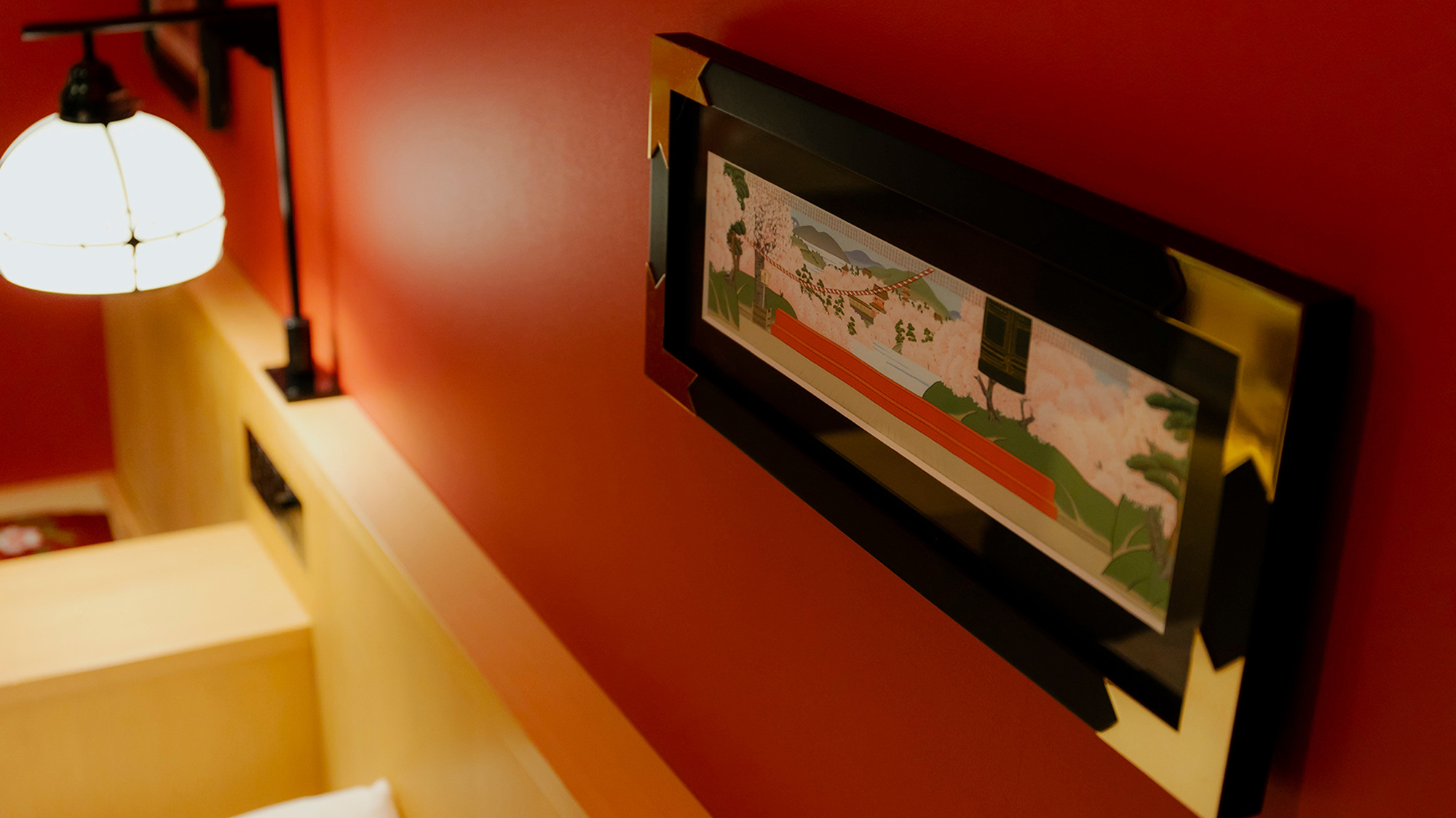 【歌舞伎ルーム‐桜】書き下ろしの「道具帳」 (C) SHOCHIKU