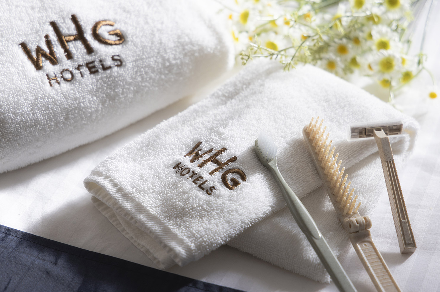 客室アメニティのプラスチック製品の利用減